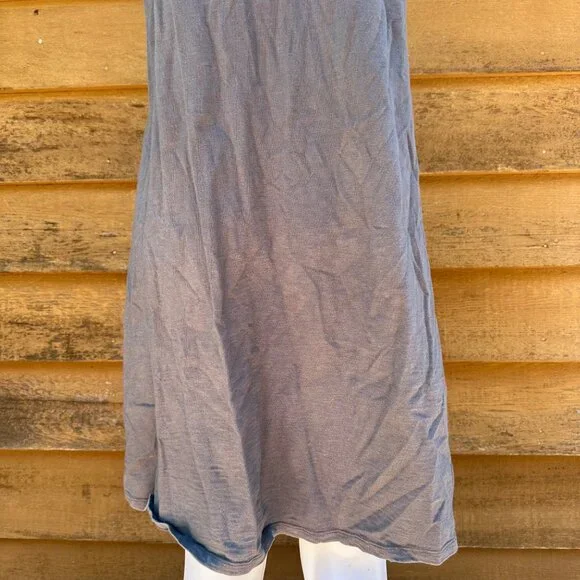 Universal Thread Charcoal Tank Casual Beach Grey Dress - Picture 6 of 8